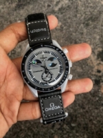 Omega Earthphase Chronograph – Deep Blue & Black - Image 2