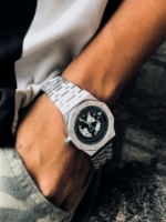 Goobasen World Map Automatic Watch